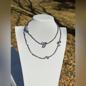 22. Handmade Freshwater Baroque Pearl Long Necklace